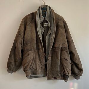 Vintage Philippe Monet Leather Jacket - S